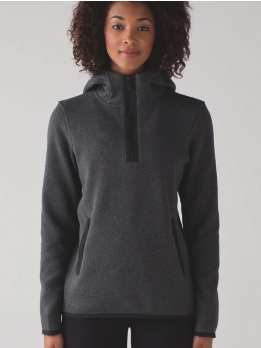 Lululemon It’s Fleecing Cold Pullover hoodie size 6 Heathered gray‎ women’s